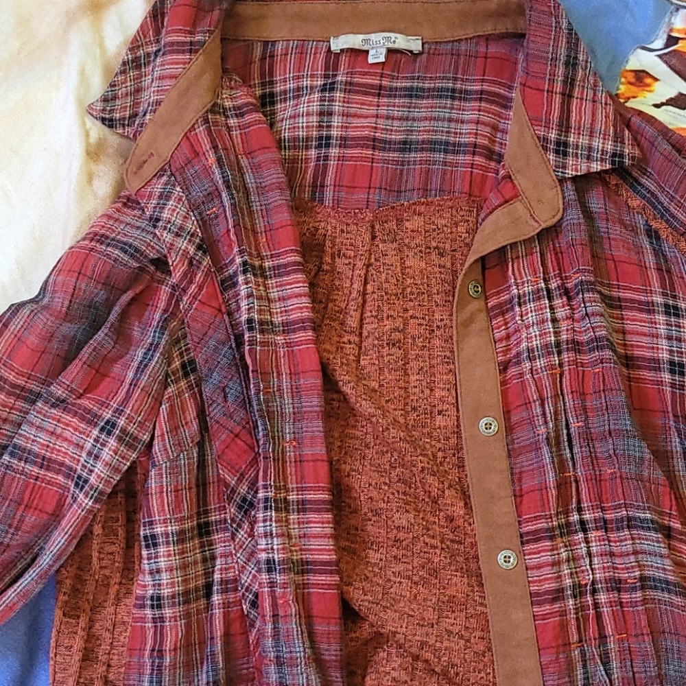 Miss Me button up